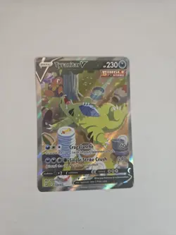 Pokemon TCG Tyranitar v Full Art Holo Rare Alternate Card 155/163 Battle Styles - Image 2