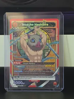 Inosuke Hashibira SR UE05BT/KMY-1-079 Union Arena Demon Slayer English - Image 1