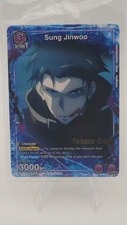 Union Arena Card Sung Jinwoo Solo Leveling Release Event SLG-1-016 - Image 1