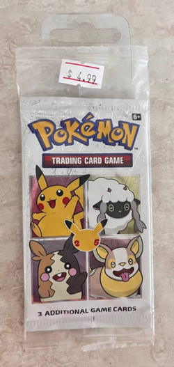 Pokemon 25th Anniversary General Mills Booster Pack from 2021 SEALED NEW - Image 1