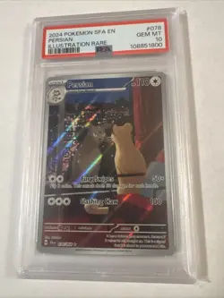 Pokemon Persian 078/064 Sv: Shrouded Fable Illustration Rare - PSA 10 - Image 1