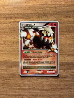 Pokemon TCG Heatran LV.X DP Black Star Promotional DP31 Holo Promo - Image 1