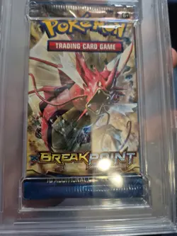 2016 POKEMON XY Breakpoint FOIL PACK Shiny Mega Gyarados PSA 10 GemMint 63316842 - Image 4