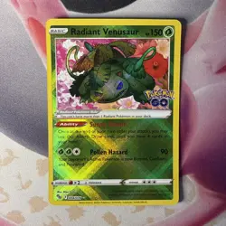 Radiant Venusaur 004/078 Pokemon GO Holo - Image 1