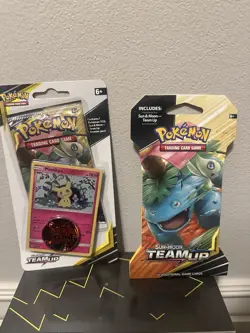 Team Up Blister and Sleeved Packs. New Sealed Boosters From Pokemon TCG - Image 1