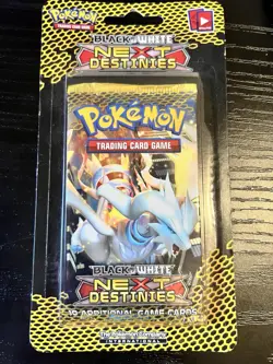 Pokemon TCG: Black and White Next Destinies Blister Pack Reshiram Art Mewtwo - Image 1
