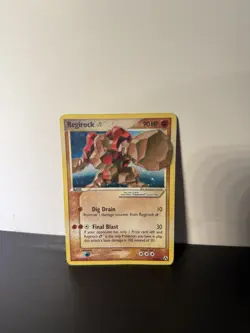Regirock Gold Star 91/92 Legend Maker Holo Ultra Secret Rare Pokemon TCG MP+ - Image 1