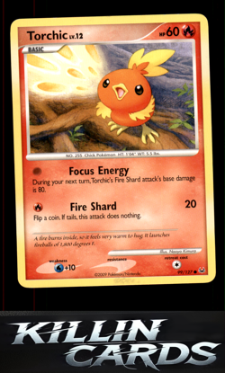 Torchic 99/127 Pokemon Common Platinum Card NM - Image 1