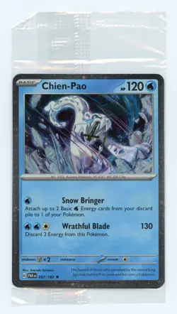 Chien-Pao (Cosmos Holo) 057/182 Rare Holo Pokemon Promo Card Sealed NM - Image 1