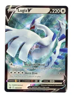 Lugia V SWSH301 Promo Holo Sword & Shield Promo Cards Pokemon TCG LP - Image 1
