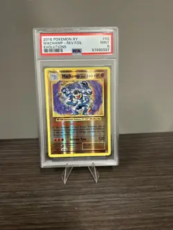 Pokemon TCG Machamp Reverse Holo Rare Card 59/108 XY Evolutions PSA 9 Mint 2016 - Image 1