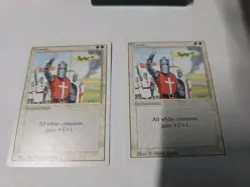 MTG 2x Crusade Revised Edition Regular Rare NM - Image 1