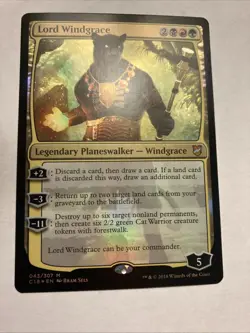 Lord Windgrace Magic The Gathering MTG Commander 2018 (Foil) - Image 1