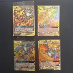 Sealed Pokemon TCG Moltres Zapdos Articuno GX SM210, 44/66/69 ALL 4 versions - Image 1