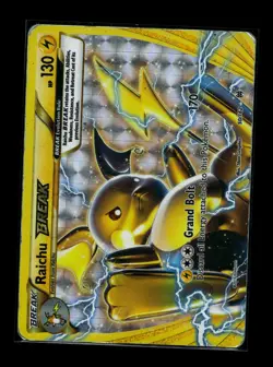 Raichu BREAK 50/162 Rare Pokemon XY – BREAKthrough 2015 MP - Image 1