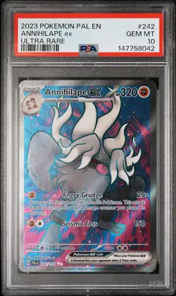 2023 POKEMON PALDEA EVOLVED ANNIHILAPE EX #242 ULTRA RARE PSA 10 - Image 1