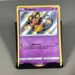 Dedenne SV051/SV122 Shiny Rare Shining Fates Shiny Vault Pokemon Lightly Played - Image 1
