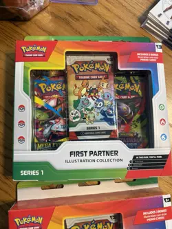 Two Pokemon TCG First Partner Illustration Collection Series 1 Box 3 Promo - Image 3