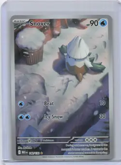 Pokemon TCG Snover Me01: Mega Evolution 140/132 Illustration Rare Holo 90 HP - Image 1