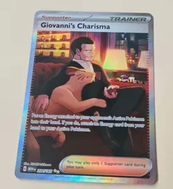 Pokemon Karte Giovannis' Charisma 204/165 | MEW 151 | Nearmint | Englisch - Image 1