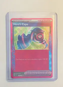 Pokemon Hero's Cape 152/162 SV05: Temporal Forces Holo Mint - Image 3