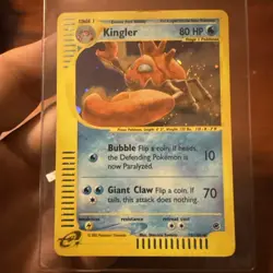 Pokemon TCG Kingler 15/165 Expedition Holo 2002 - Image 1