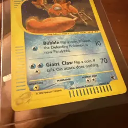 Pokemon TCG Kingler 15/165 Expedition Holo 2002 - Image 2