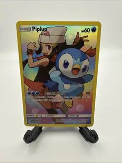 Piplup 239/236 SM - Cosmic Eclipse Holofoil Secret Rare Pokemon TCG - Image 1