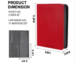 Pokemon Cynthia Garchomp 4 Pocket Top Loader Engraved Binder - Image 2