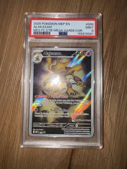 Alakazam 009 ME Black Star Promo Pokemon Center PSA 9 - Image 1