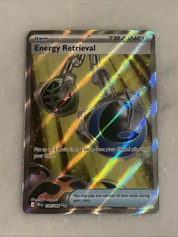 Energy Retrieval full Art Chaos Rising 108/86 NM Pokemon TCG - Image 1