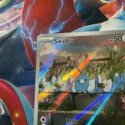 Pokemon TCG Paradox Rift Swablu 213/182 Illustration Rare - Image 2