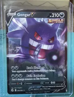 Pokemon TCG - Fusion Strike - Gengar V Ultra Rare 156/264 - NM/Mint Condition - Image 3