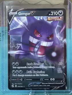 Pokemon TCG - Fusion Strike - Gengar V Ultra Rare 156/264 - NM/Mint Condition - Image 4