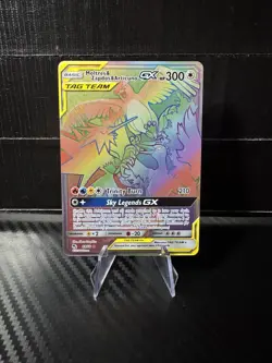 Moltres & Zapdos & Articuno GX (Secret) 69/68 Hidden Fates Holo Pokemon TCG NM - Image 1