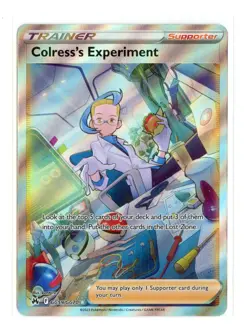 Colress's Experiment GG59/GG70 Ultra Rare Crown Zenith Pokemon TCG NM - Image 1