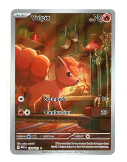 Vulpix 138/132 Illustration Rare Holo ME01: Mega Evolution Pokemon TCG NM - Image 1