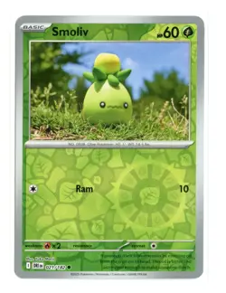 Smoliv 021/182 Common Reverse Holo SV10: Destined Rivals Pokemon TCG NM - Image 1