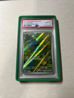 2023 POKEMON MEW EN-151 ILLUSTRATION RARE #166 BULBASAUR PSA 10 - Image 1