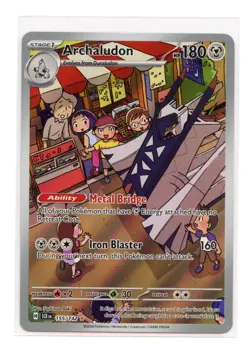 Archaludon 155/142 Illustration Rare Holo Stellar Crown Pokemon TCG NM - Image 1
