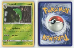 Metapod 2/149 Uncommon SM Base Set Pokemon Reverse Holo Near Mint - Image 3