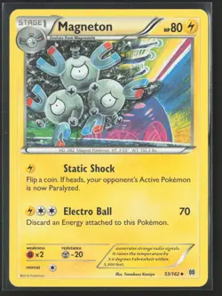 Magneton 53/162 Uncommon BREAKthrough Pokemon Lightly Played - Image 1