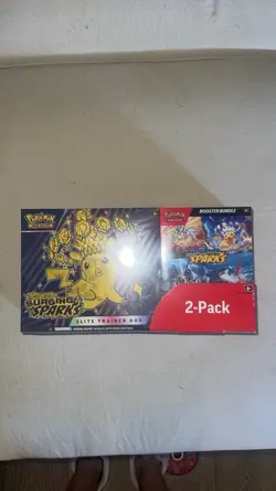 Pokemon Surging Sparks Elite Trainer Box and Booster Bundle Costco, 2-Pack - Image 1