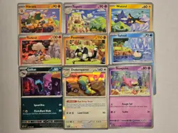 Teeziro ~ Pokemon TCG ~ Connected Art Cards Set ~ Complete Nine (9) Cards ~ NM - Image 1