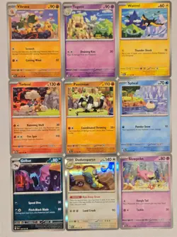 Teeziro ~ Pokemon TCG ~ Connected Art Cards Set ~ Complete Nine (9) Cards ~ NM - Image 2