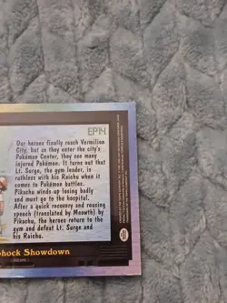 Topps Pokemon Card EP14 Electric Shock Showdown - Image 5