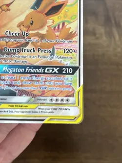 Pokemon Eevee & Snorlax GX TAG TEAM Promo Full Art Holo SM169 Card TCG Pokemon - Image 5