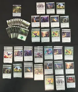 Pauper White Green Spider-Man Counters - MTG Magic 60 Card Deck with Sideboard - Image 1