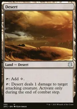 Desert - Non-Foil - afc - 233 | MTG Card - Image 3