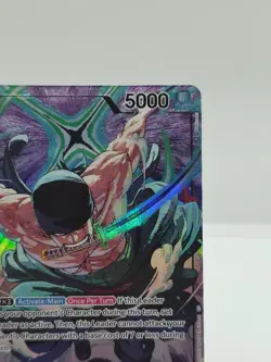 ⚔ Roronoa Zoro OP12-020 Playmat Limited Edition Vol.4 One Piece Promo Card ONLY - Image 5